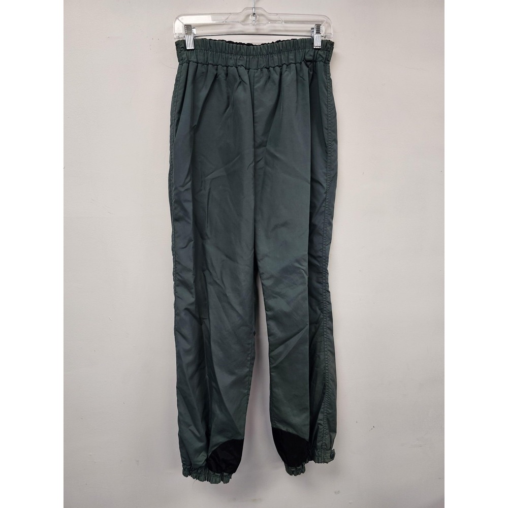 Vintage Columbia Snow Pants Womens Medium Green Nylon Ski Winter Lined 90s
